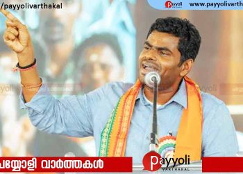 ദൈവം ഇല്ലെന്ന് പറഞ്ഞവർ ഭഗവത് ഗീതയെ കുറിച്ച് ക്ലാസെടുക്കുന്നു, ആഗോള അയ്യപ്പസംഗമത്തെ വിമർശിച്ച് അണ്ണാമലൈ