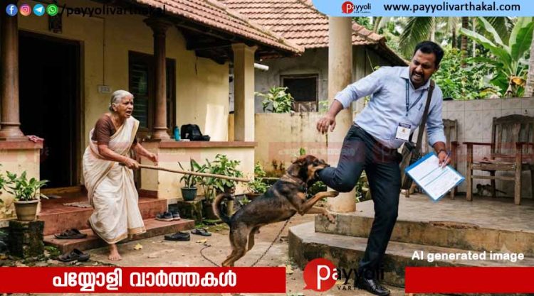 സെൻസസ് ഡ്യൂട്ടിക്ക് എത്തിയ രണ്ട് ഉദ്യോഗസ്ഥരെ പട്ടി കടിച്ചു