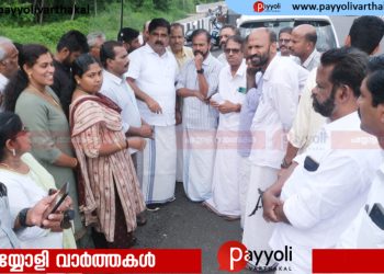 ദേശീയ പാതയിലെ ബൈപ്പാസ് എൻട്രി, എക്സിറ്റ് സംബന്ധിച്ച് ആശങ്ക: എം എൽ എ യുടെ നേതൃത്വത്തിൽ സ്ഥല പരിശോധന